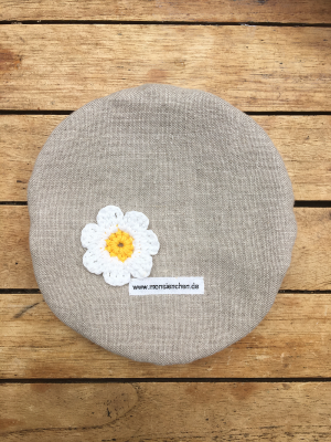 Abdeckhaube ohne Futter Blume